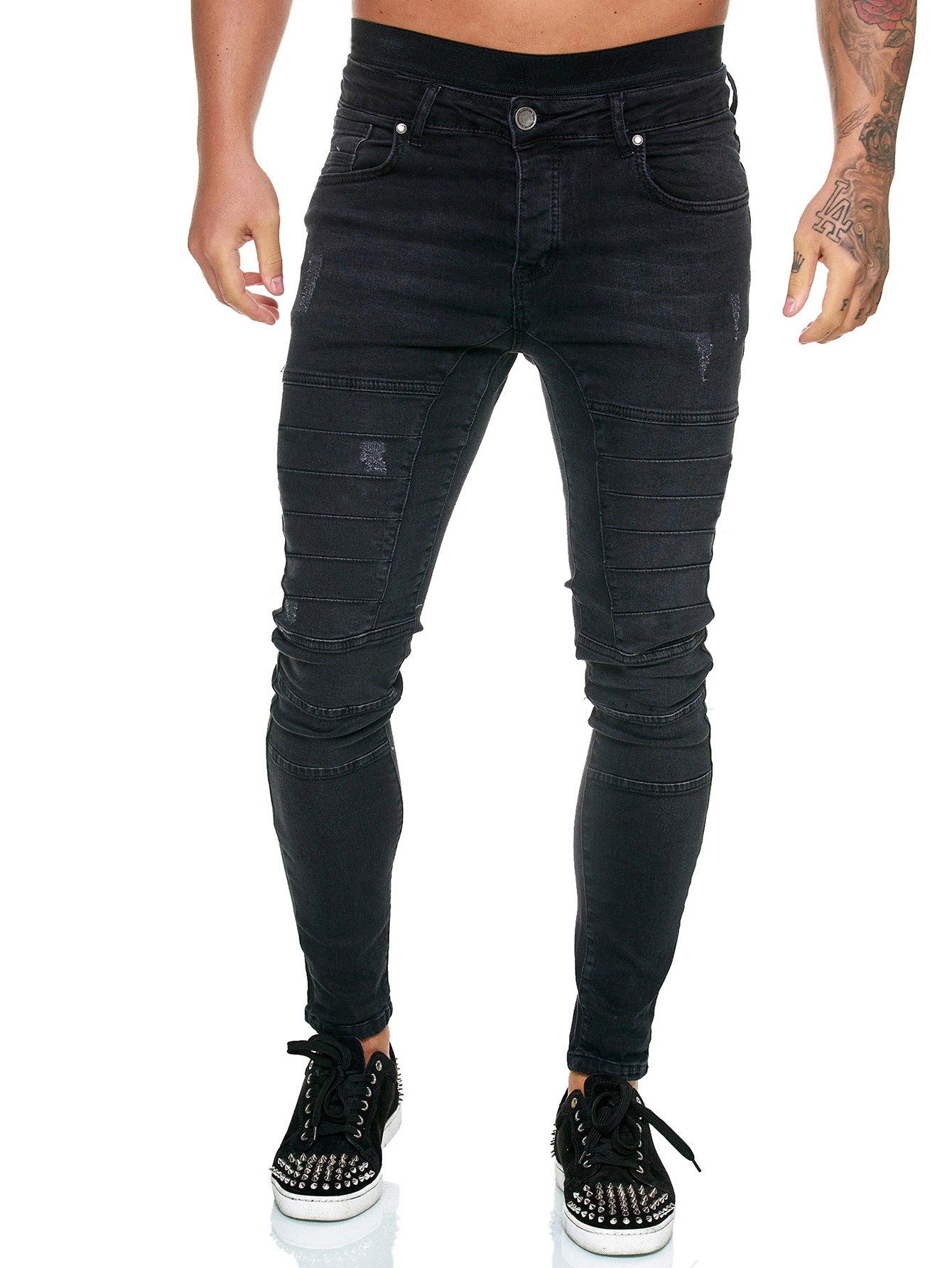 2025 2025 Popular trade new locomotive men's pants men's tight jeans factory direct sales jeans men