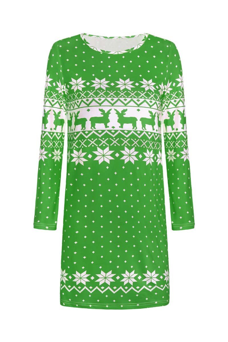 qgtaoChristmas Winter Dress