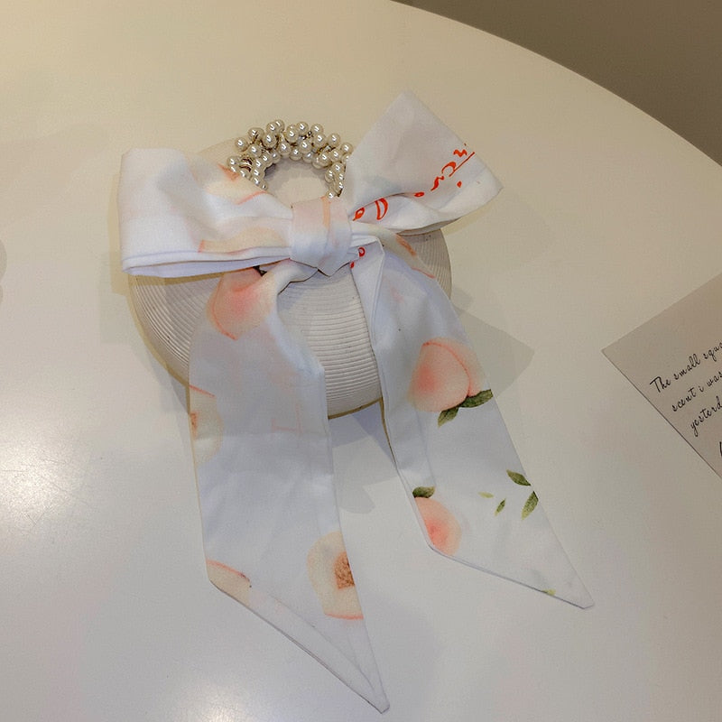 Retro Elegant Headband Fashion Women Simple Personality Bow Knot Winding Hair Rope Band Design Korean Girls Hair Accessories