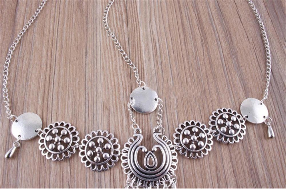 Gypsy Turkish Bohemian Head Chain Indian Hair Jewelry Tribal Forehead Dancing Wedding Hair Accesories Boho Headband Headpieces