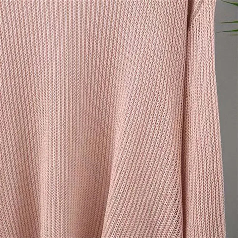 qgtao Plus Size Knit Shirt For Women Long Sleeves Round Collar Minimalism Knit Sweater Large Size Quality Looser Early Autumn New Tops