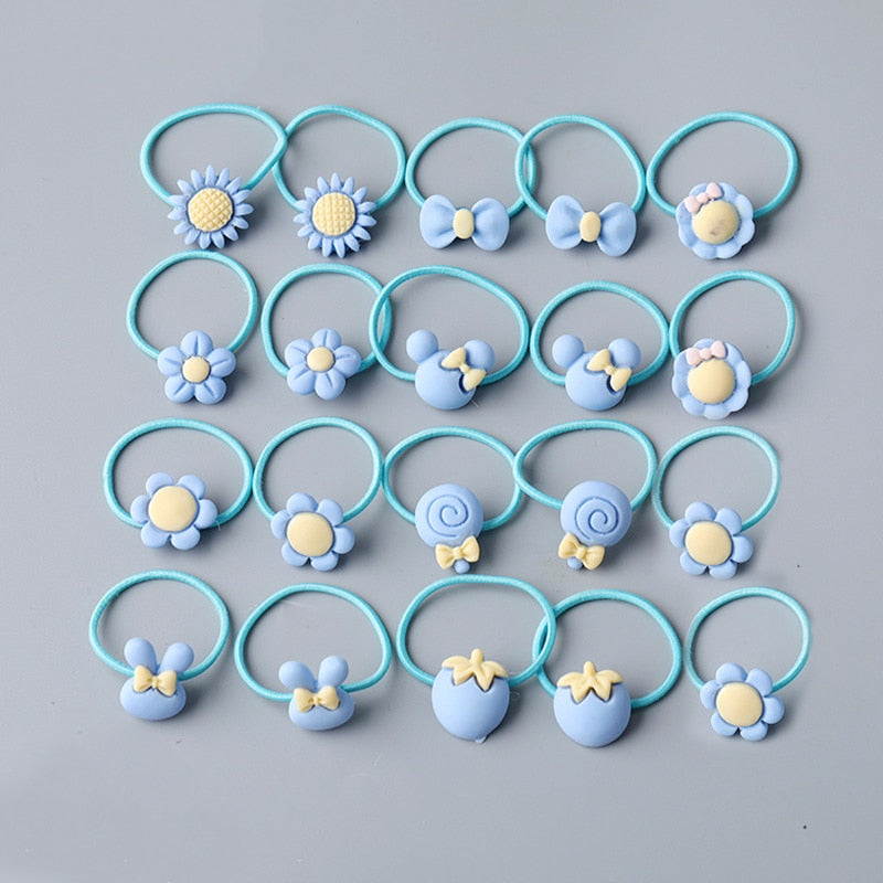 10/20 root children's Hair ring Headwear hair Korean version the cartoon headwear girl rubber band sweet cute Hair accessories