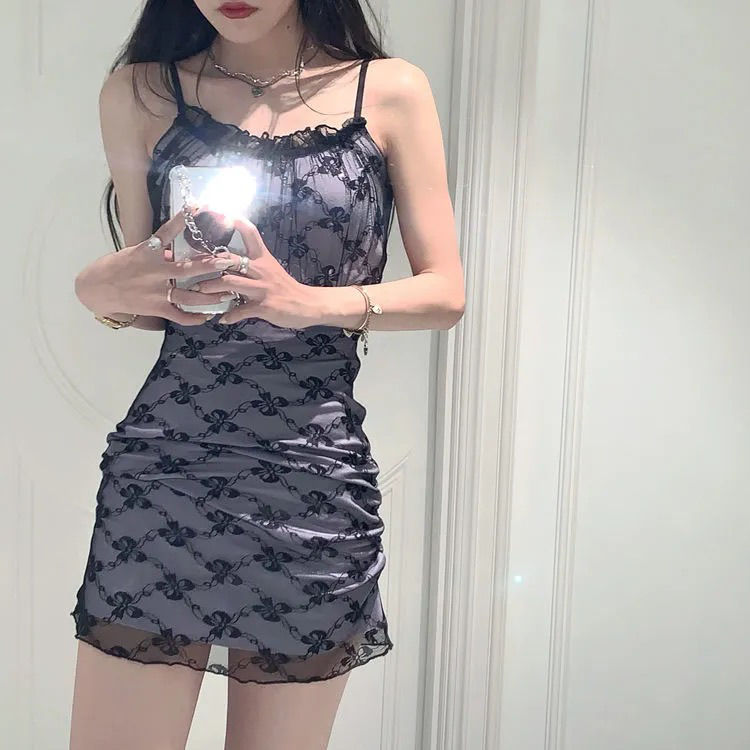 Lace Floral Sleeveless Summer Dress