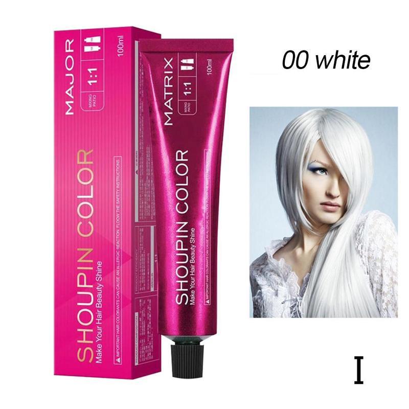 100ml Dye Hair Cream Mild Safe Hair Coloring Shampoo Styling Tool For All Hairs Lasting about 3 month