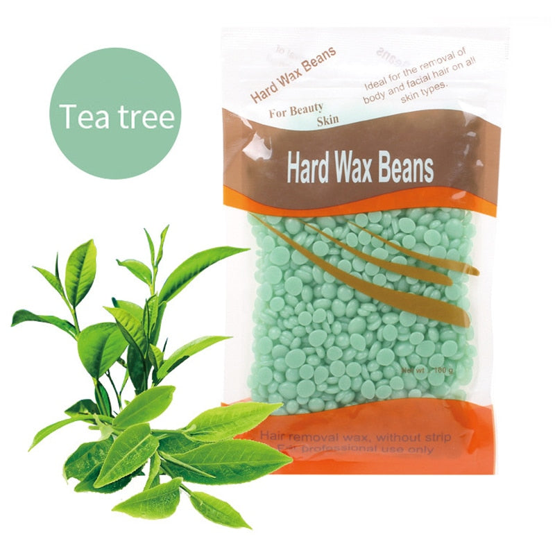 100g/Pack Wax beans Depilatory Hot Film Wax Pellet Removing Bikini Face Hair Legs Arm Hair Removal Bean Unisex
