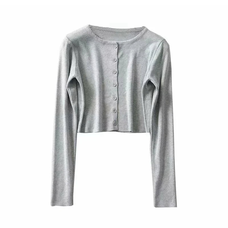 Cropped cardigan women black cardigans crop top long sleeve green cardigan vintage knit cardigans cute button up cardigan top