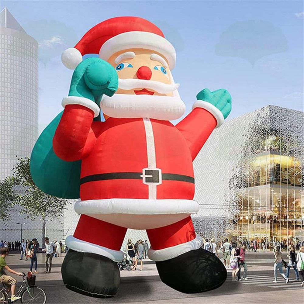 6m/8m/10m Giant Inflatables Santa Claus Advertising Inflatable Christmas Old Man 2020 New Big Father Christmas Santa