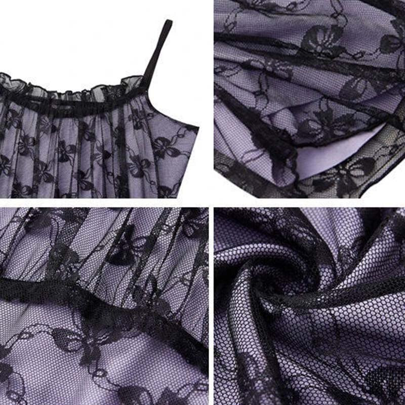 Lace Floral Sleeveless Summer Dress