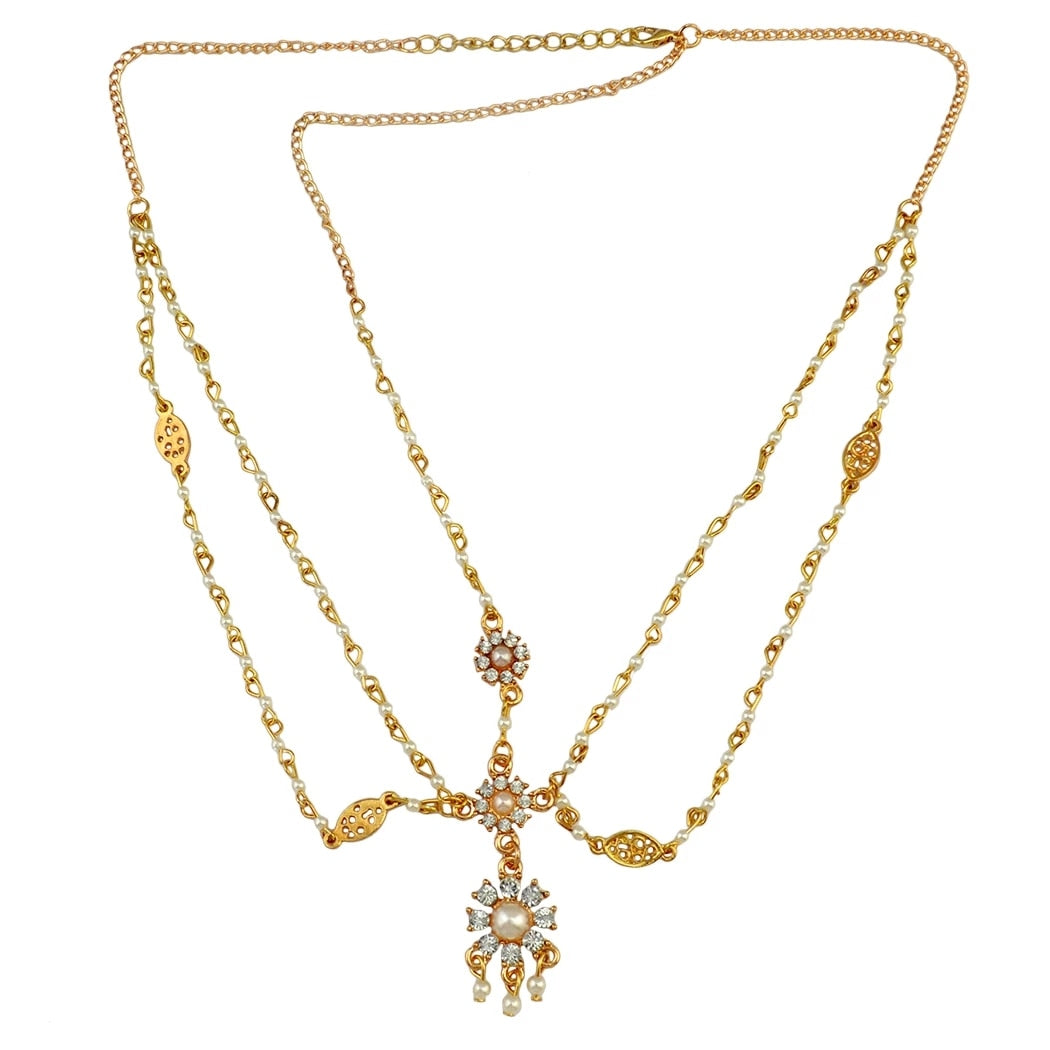 Gypsy Turkish Bohemian Head Chain Indian Hair Jewelry Tribal Forehead Dancing Wedding Hair Accesories Boho Headband Headpieces