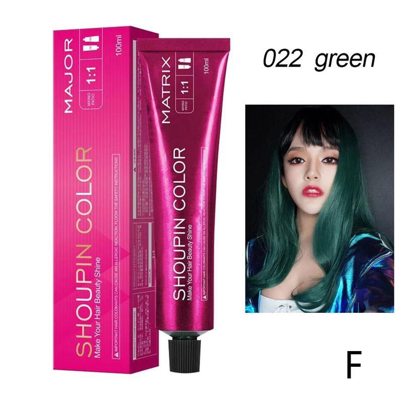 100ml Dye Hair Cream Mild Safe Hair Coloring Shampoo Styling Tool For All Hairs Lasting about 3 month