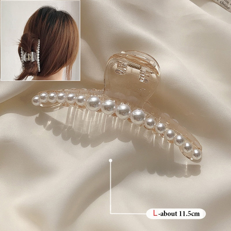 Simple Metal Hollow Out Geometric Hair Claw Ladies Elegant Hair Accessories Cross Crab Bath Clip For Women Fashion Girl Headwear