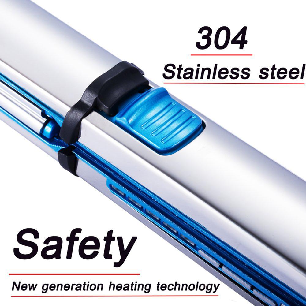 Ceramic Hair Straightener Flat Iron Straightens & Curls Hair Styler Styling Tool Tourmaline 2-in-1 Curling Straightening Iron