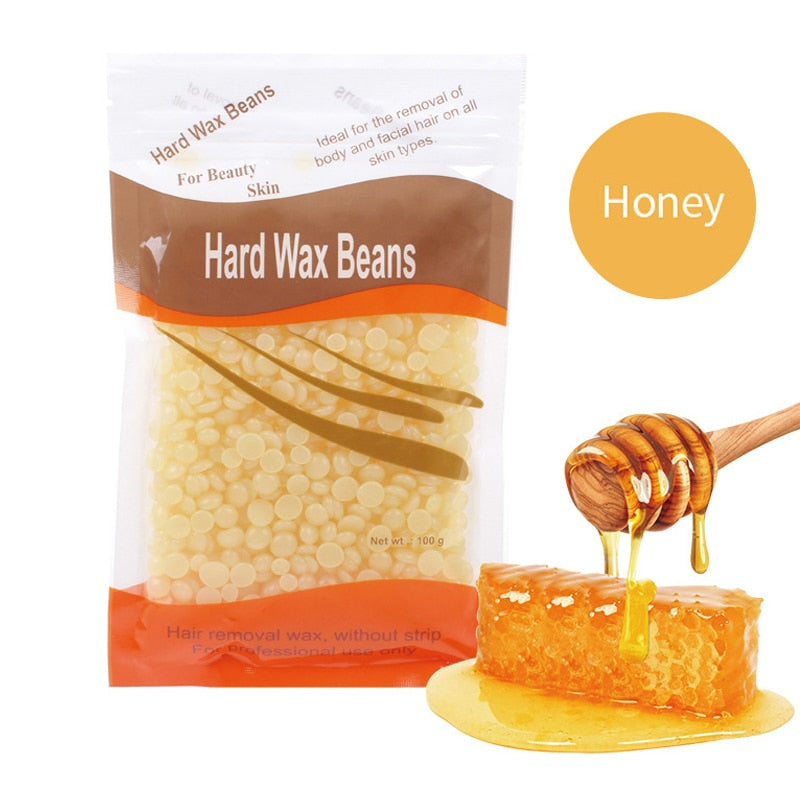 100g/Pack Wax beans Depilatory Hot Film Wax Pellet Removing Bikini Face Hair Legs Arm Hair Removal Bean Unisex