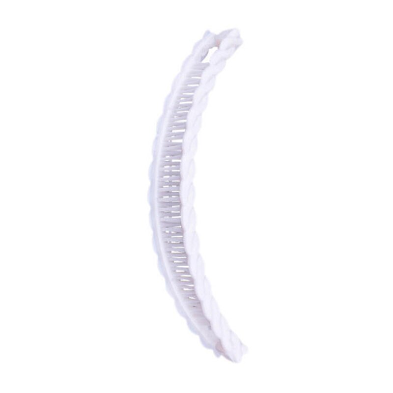 Banana Hair Clips for Women Long Fishtail Shape Lady Grip Clamp Claws Comb Pins Simplicity Hair Accessories for Girls 3 Colors