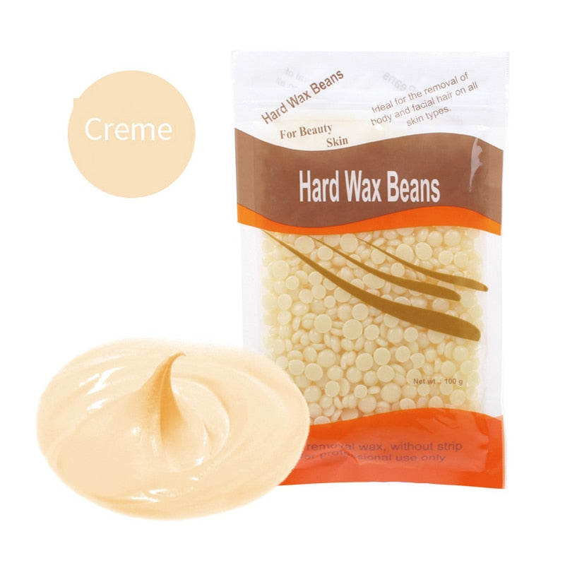 100g/Pack Wax beans Depilatory Hot Film Wax Pellet Removing Bikini Face Hair Legs Arm Hair Removal Bean Unisex