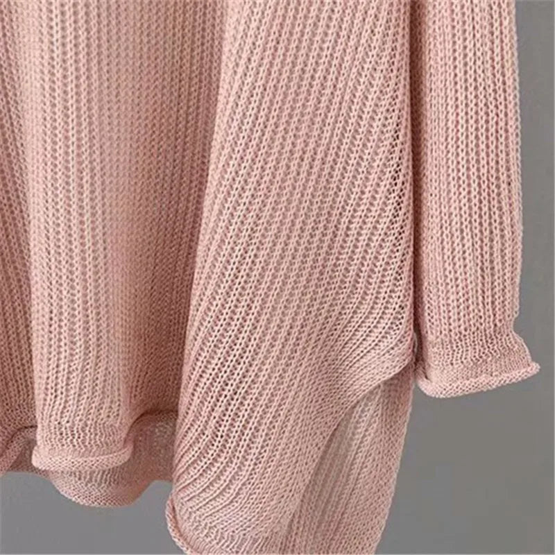 qgtao Plus Size Knit Shirt For Women Long Sleeves Round Collar Minimalism Knit Sweater Large Size Quality Looser Early Autumn New Tops
