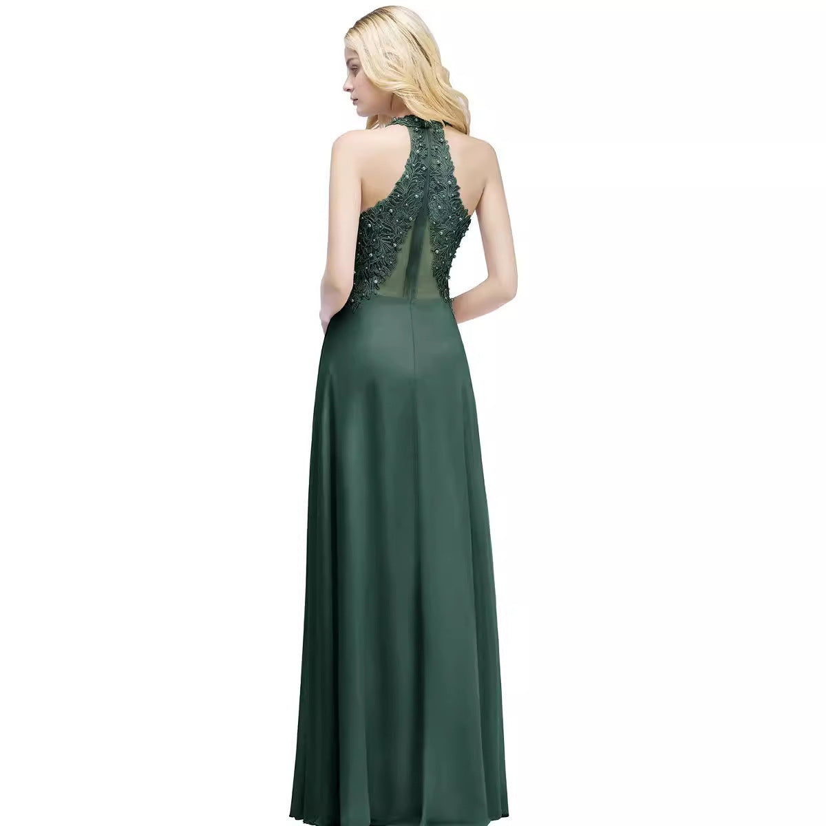 2025supply spring and summer new dress sexy backless dignified long evening dress