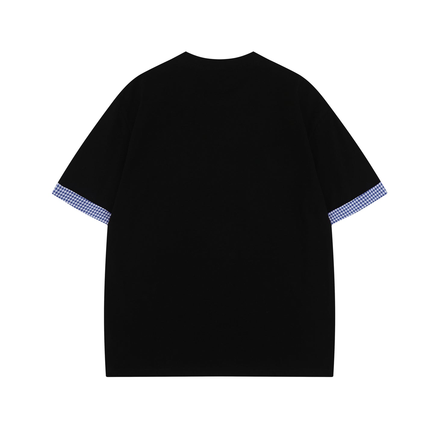 2025 1219 2025n Street 2025 Summer Men's and Women's Deconstruction Premium Splicing Loose Design Men's Short Sleeve T-Shirt