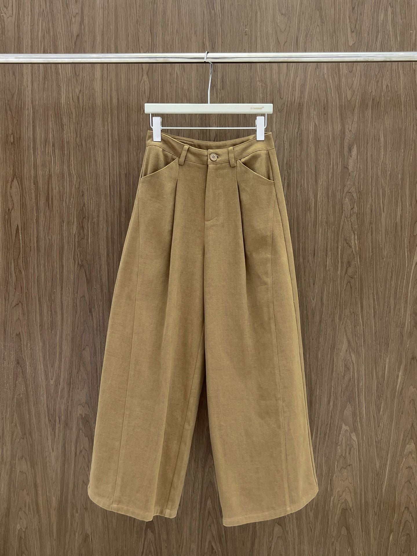 qgtao suede jacket outfit Daddy Pants Lazy Casual Trendy Large Wide Leg Mopping High Quality Cotton Casual Pants
