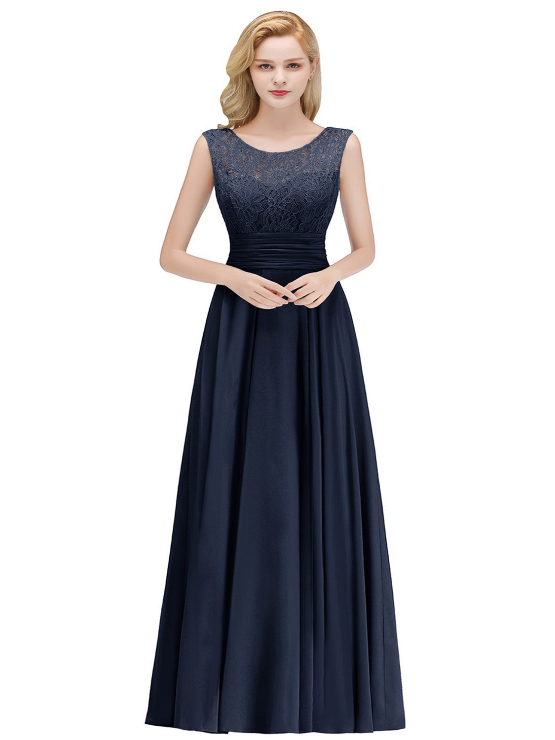 2025Popular, , new slim and thin sleeveless lace long evening dress host performance dress