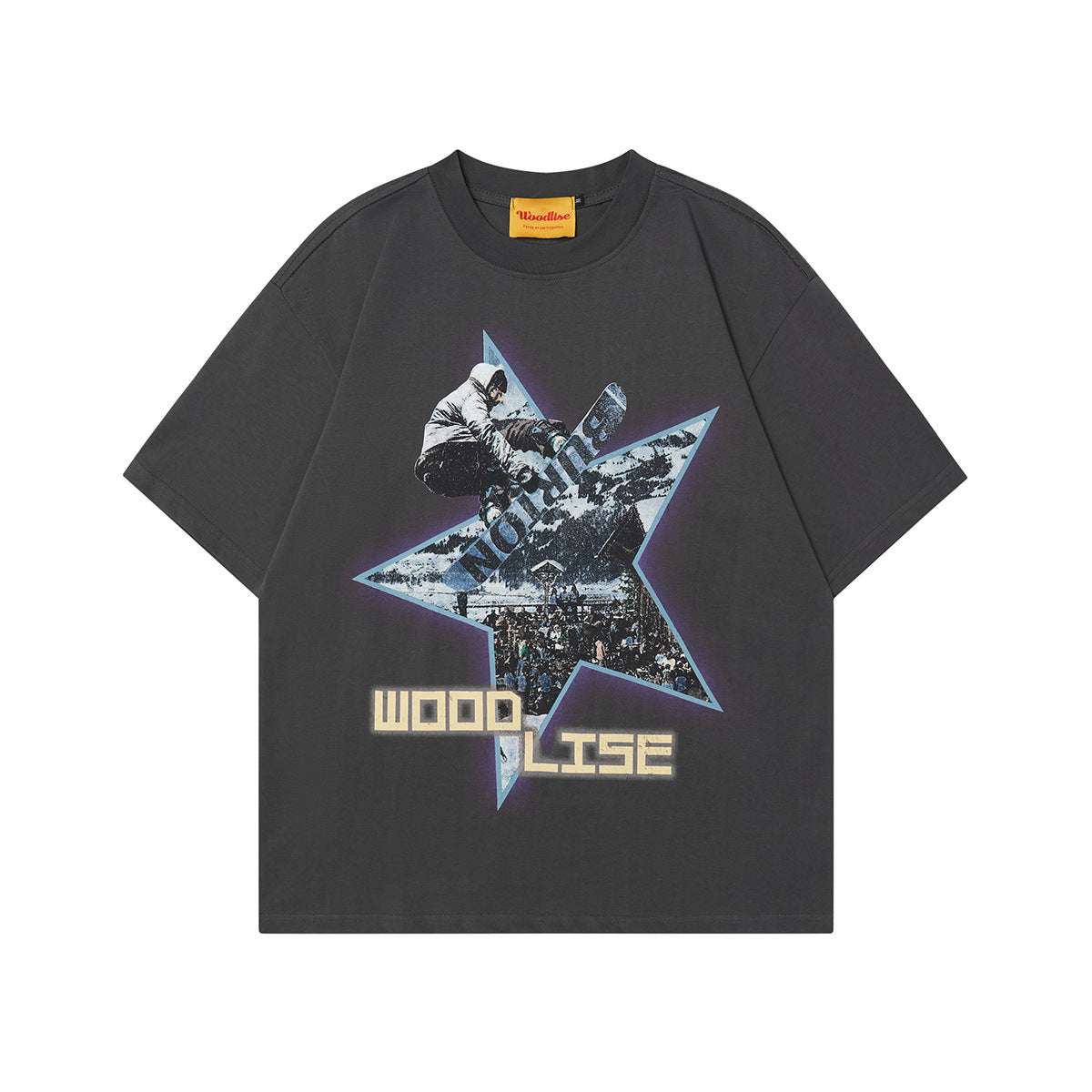 2025 WT397 2025n Street Tide 2025 Summer Couple Trend Premium Sense Skateboard Design Men's Loose Short Sleeve T-Shirt