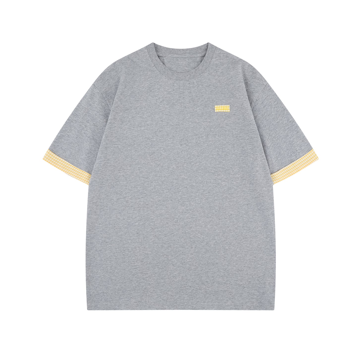 2025 1219 2025n Street 2025 Summer Men's and Women's Deconstruction Premium Splicing Loose Design Men's Short Sleeve T-Shirt