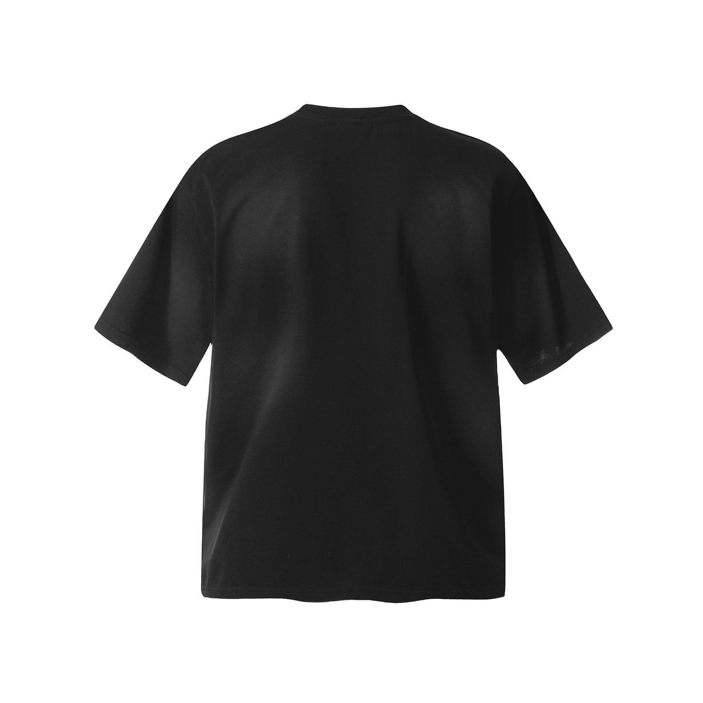 2025 F6622 2025n Street Vintage 2025 Summer Dirty Spray Letter Design Premium Men's Loose Short Sleeve T-Shirt