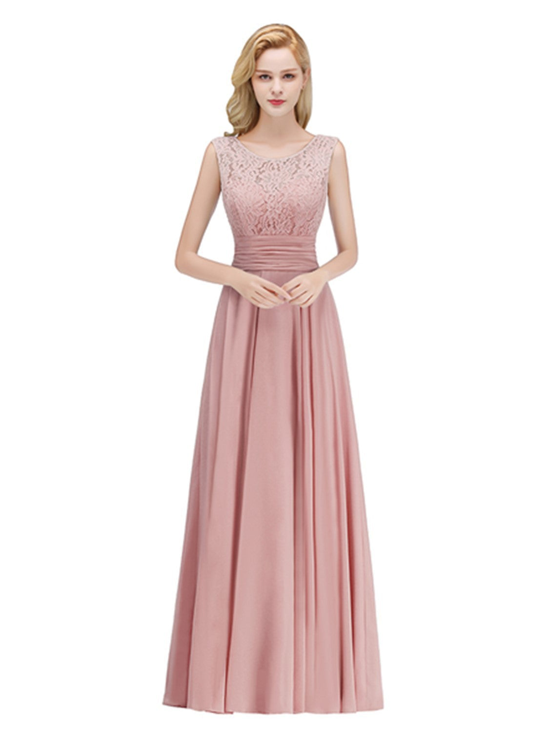 2025Popular, , new slim and thin sleeveless lace long evening dress host performance dress