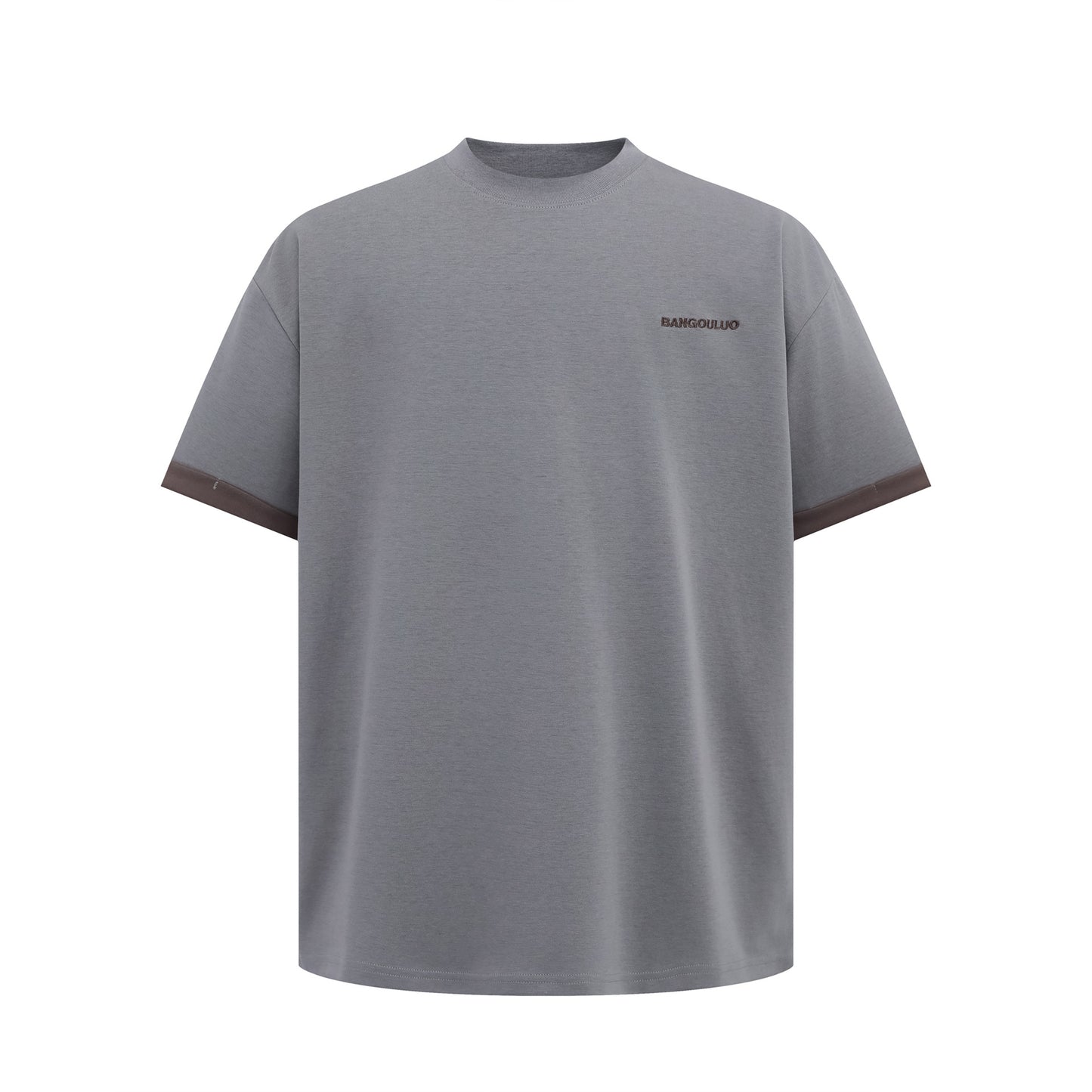 2025 1209 2025n Street 2025 Summer Neutral Deconstruction High Sense Embroidery Design Men's Loose Short Sleeve T-Shirt