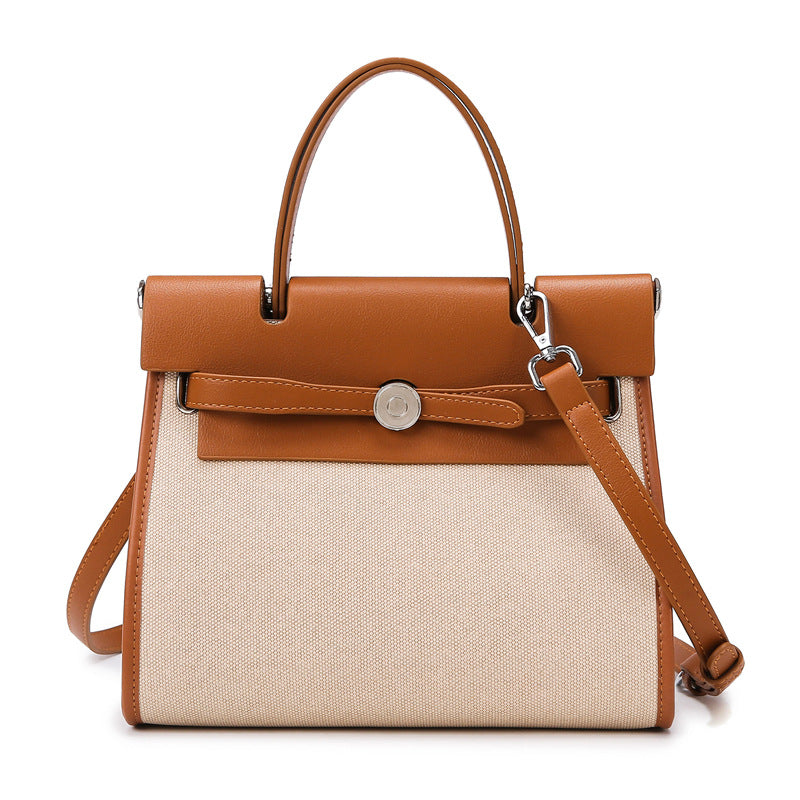 2025 Tote bag women's bag, simple commuter large-capacity handbag, fashionable versatile shoulder bag, high-end women's bag can be messaged