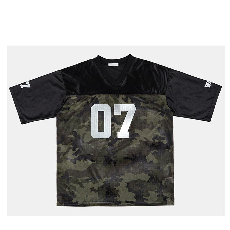 qgtao 90s streetwear Retro Hip Hop Jersey Loose Short Sleeve T-shirt for Women 2024 Summer New High Street American Half Sleeve Top Fashion