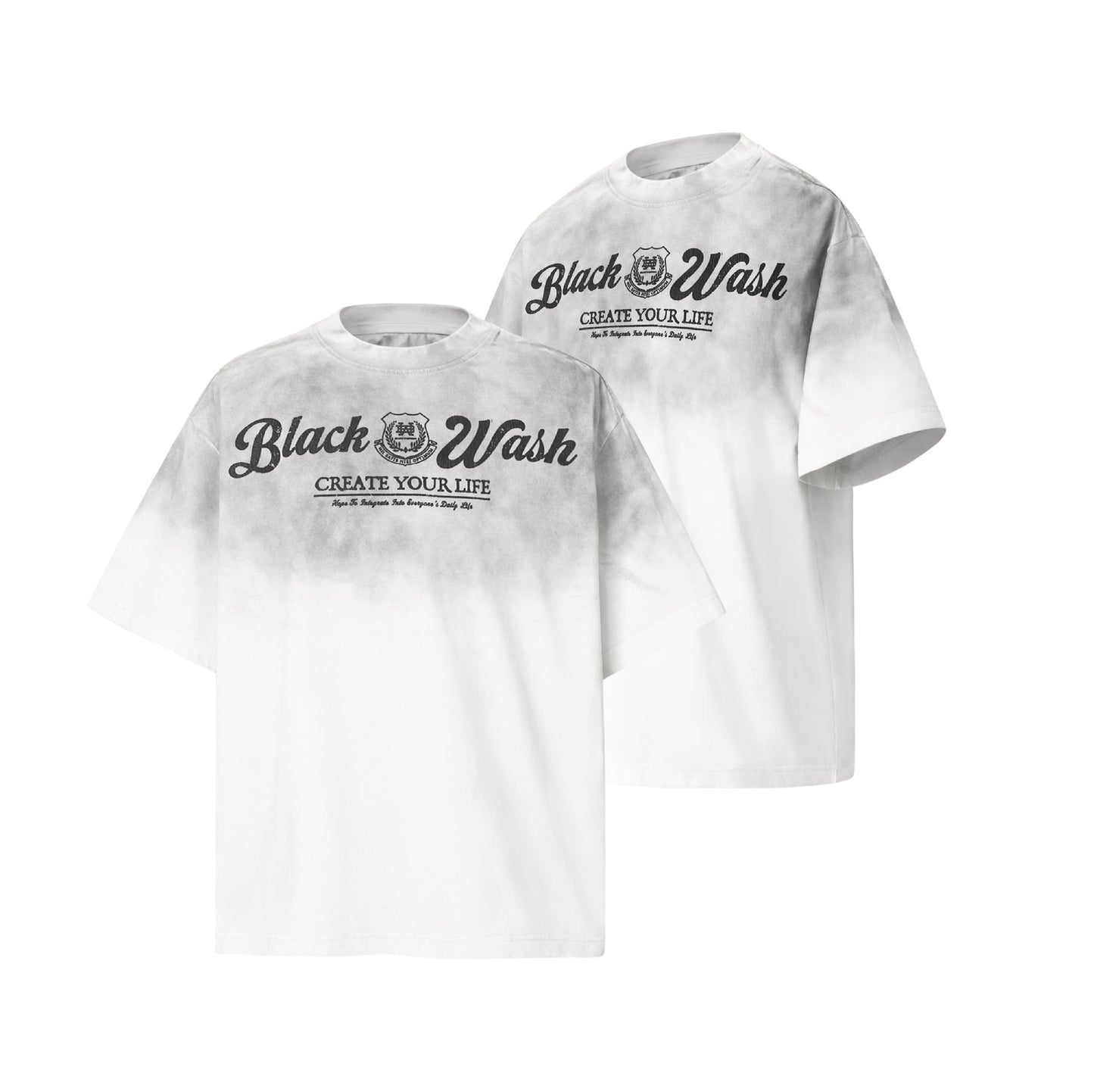 2025 9515 2025n Street 2025 Summer Letter Map Design Men's Spray Ma Liu Premium Sense Neutral Short Sleeve T-Shirt
