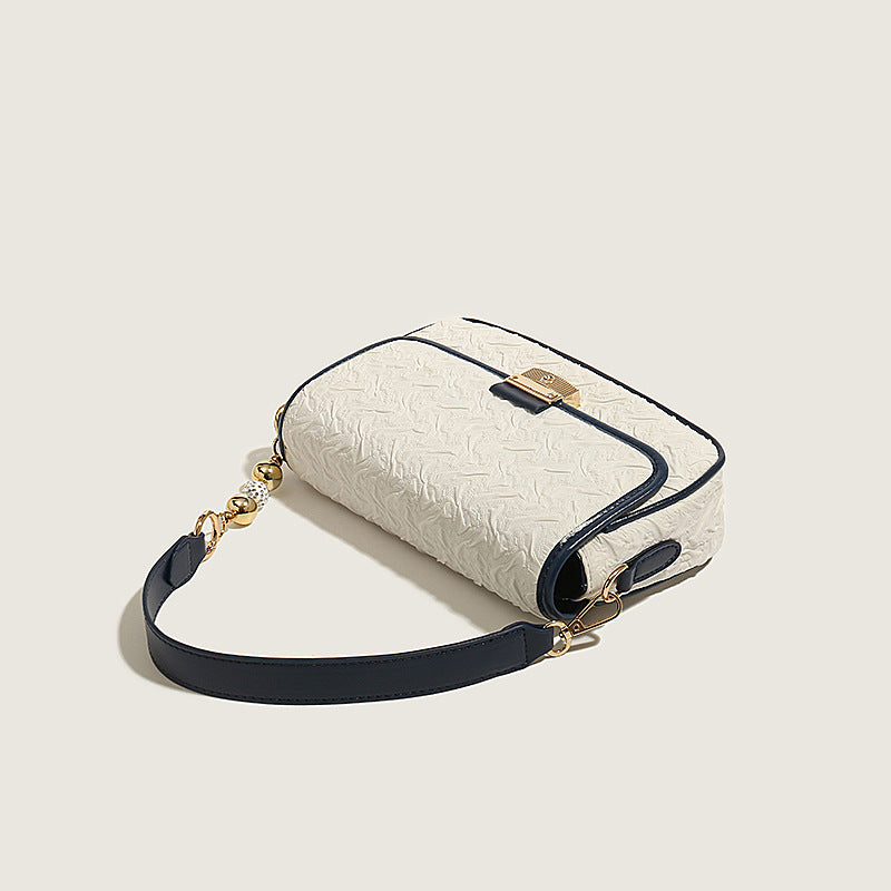 2025 Women's bag new Korean version trendy fashion versatile personality PU picofarad stick armpit bag, retro portable shoulder bag women