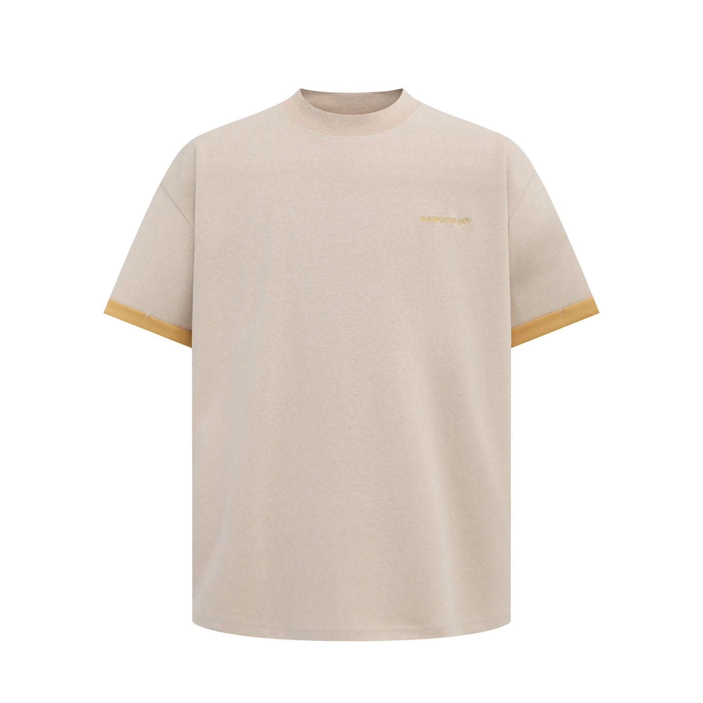 2025 1209 2025n Street 2025 Summer Neutral Deconstruction High Sense Embroidery Design Men's Loose Short Sleeve T-Shirt