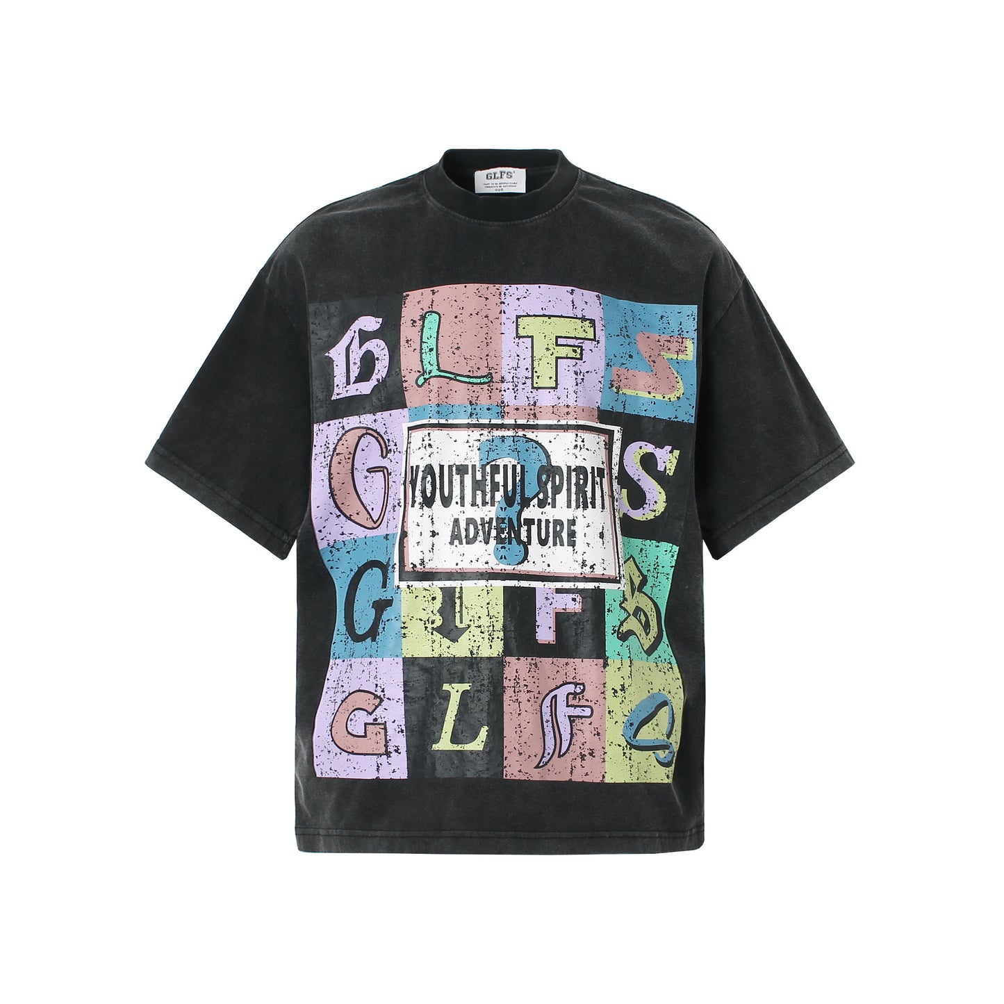 2025 T984 2025n Street 2025 Summer Neutral Color Fun Map High Sense Design Men's Loose Short Sleeve T-Shirt