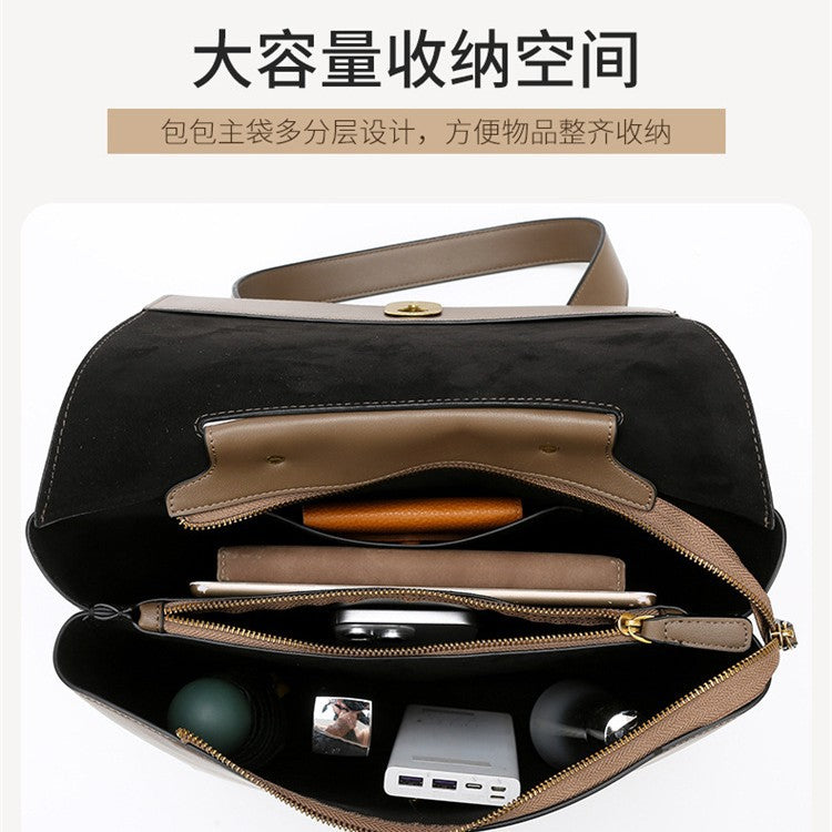 2025 Handbag women's high-end sense fashion commuter women's bag versatile portable tote bag popular new large-capacity bag women