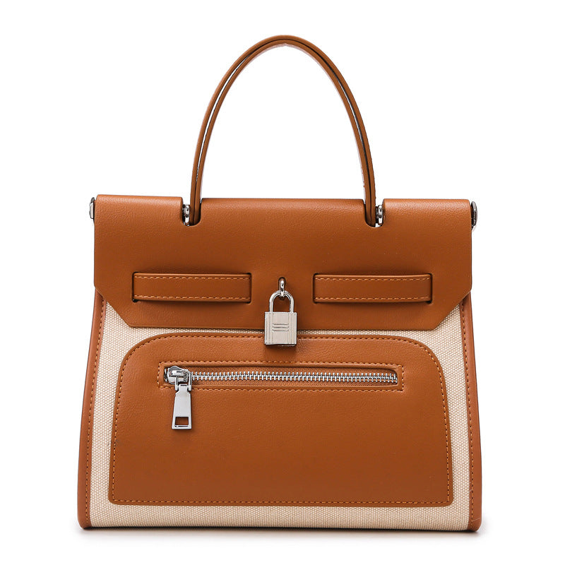 2025 Tote bag women's bag, simple commuter large-capacity handbag, fashionable versatile shoulder bag, high-end women's bag can be messaged