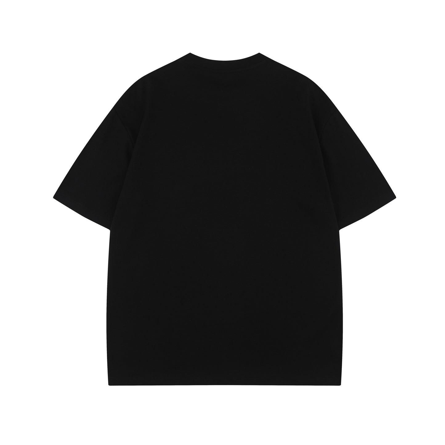 2025 1024 2025n Street Tide 2025 Summer Neutral Premium Sense Splicing Letter Map Design Men's Loose Short Sleeve T-Shirt