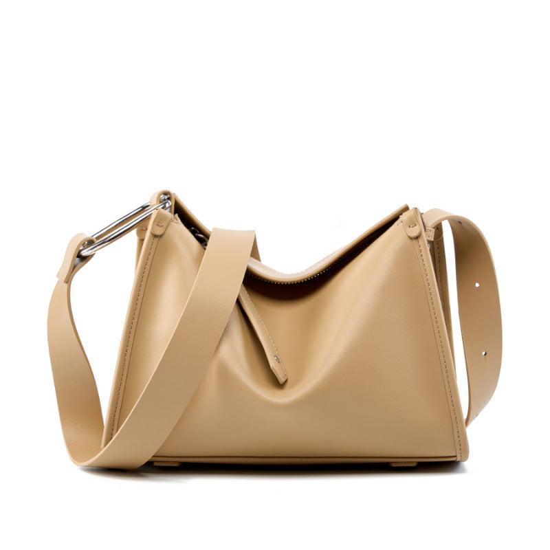 2025 Premium large-capacity toast bag popular new summer versatile leather women's bag commuter shoulder handbag