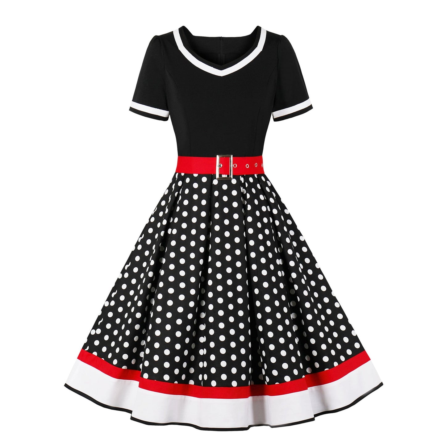 qgtao pop culture dress to impress Vintage Printed Dress Pettiskirt