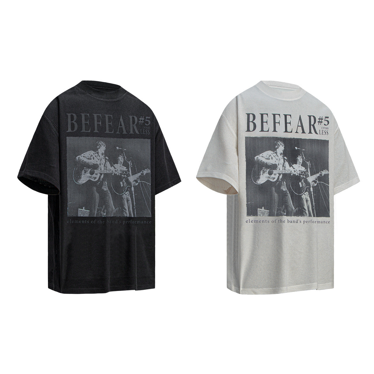2025 6112 2025n Street 2025 Summer Character Pattern Design Sense Men's Loose Premium Heavy Short Sleeve T-Shirt
