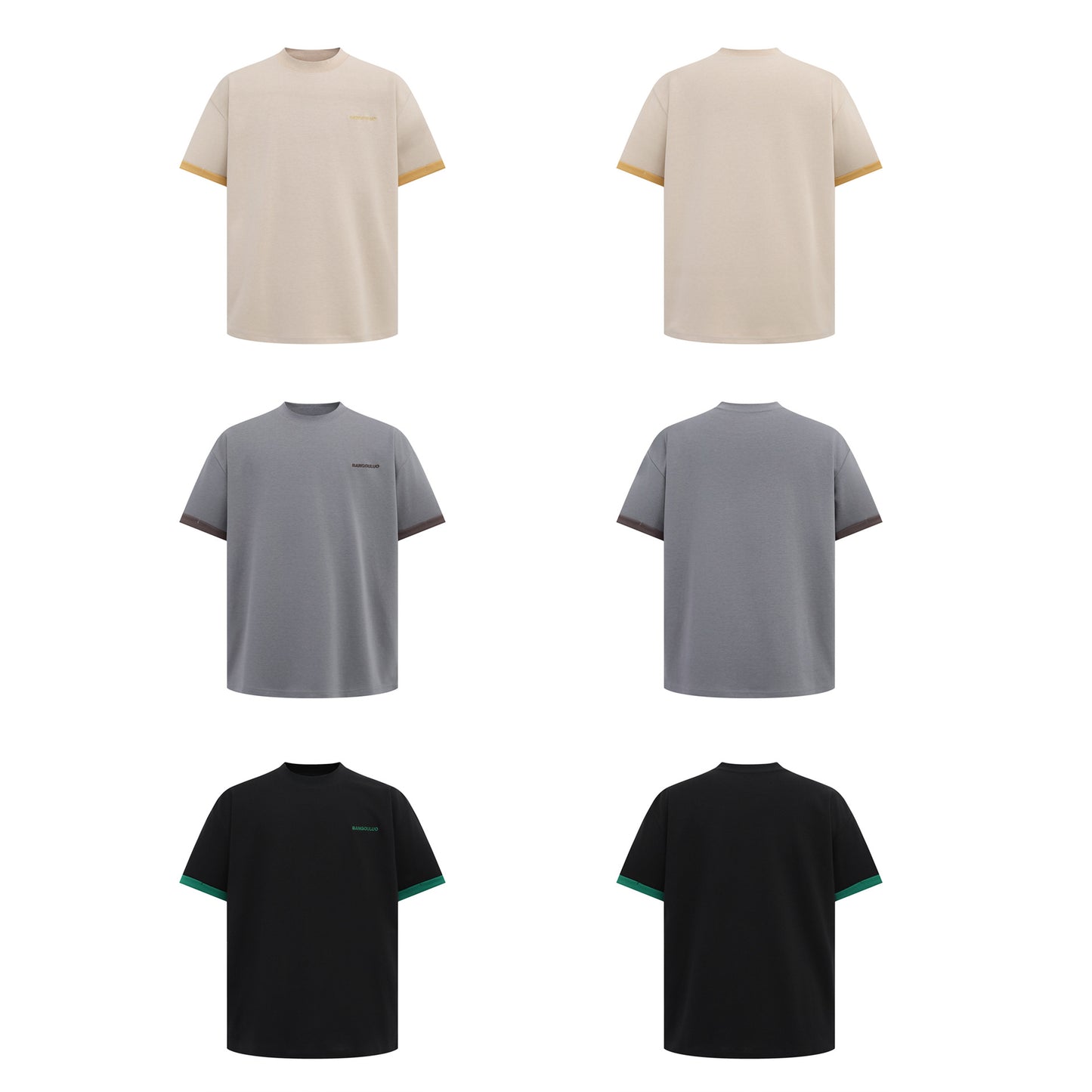 2025 1209 2025n Street 2025 Summer Neutral Deconstruction High Sense Embroidery Design Men's Loose Short Sleeve T-Shirt