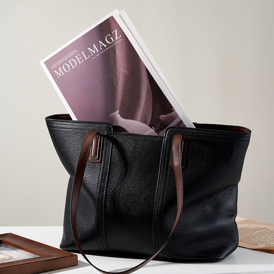 2025 Large-capacity commuter women's bag new commuter premium sense tote bag versatile shoulder armpit bag