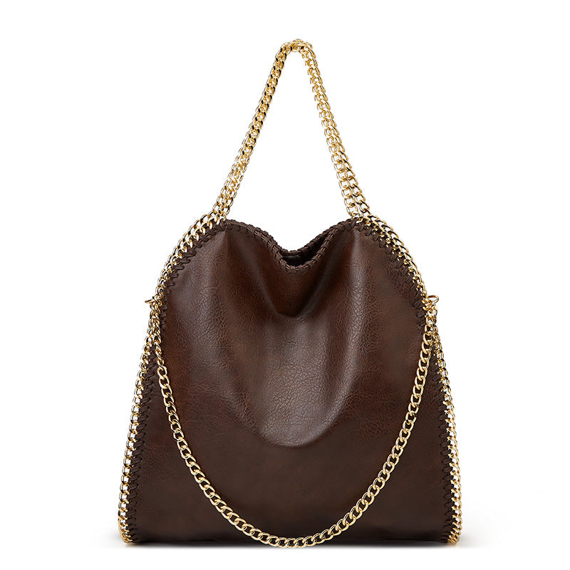 2025 Hot Trade popular New Chain Women's Bag Foldable Women's Bag Fashion Versatile ZA Portable Women's Satchel