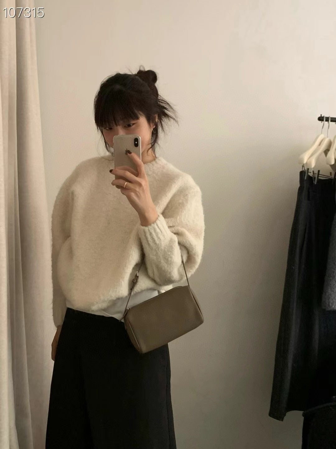 qgtao leapord outfit Gentle Style Circle Yarn Purple Pullover Women's Autumn and Winter New Style Nuo Jiji round Neck Sweater Top Fashion