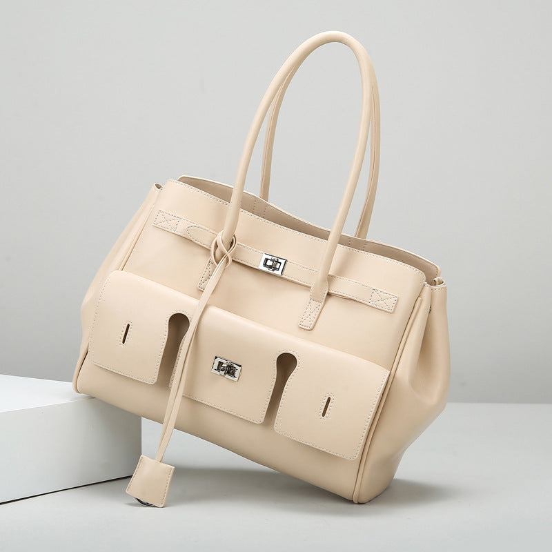 2025 Tote bag fashion large-capacity women's bag New hot-selling simple commuter bag high-end shoulder bag women