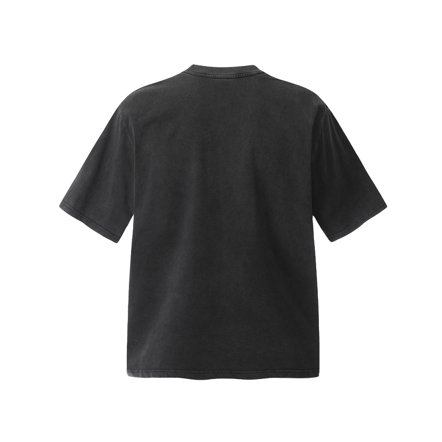 2025 F6623 2025n street retro 2025 summer washed old design high-end men's loose short-sleeved T-shirt
