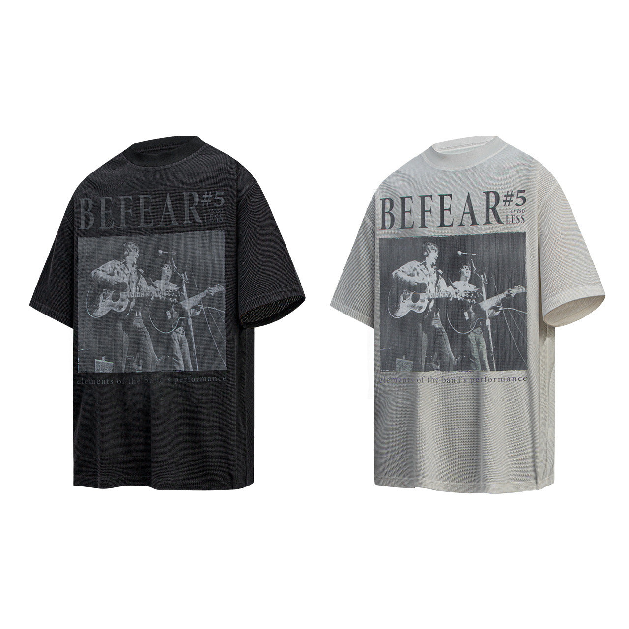 2025 6112 2025n Street 2025 Summer Character Pattern Design Sense Men's Loose Premium Heavy Short Sleeve T-Shirt