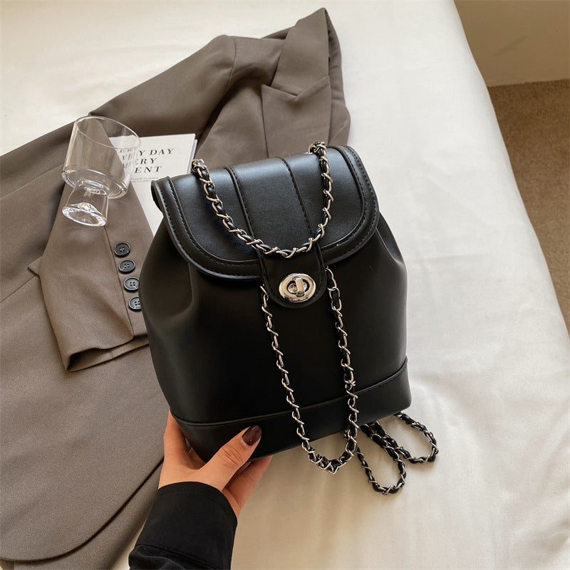 QGTAO 2025Korean version niche design mini Xiaoxiangfeng chain backpack women ins student versatile senior shoulder bag