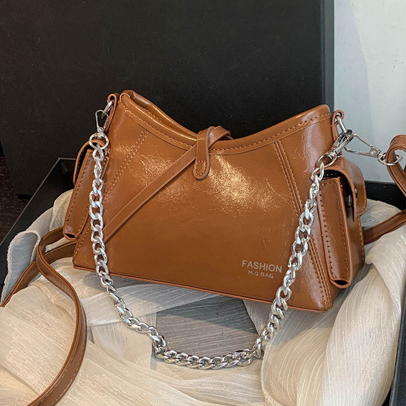 2025 Crossbody bag autumn and winter Korean version of high-end women's bag new fashionable and simple shoulder bag to work commuter bag women's wholesale